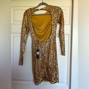 Boohoo Holiday Dress Mini Bodycon Dress